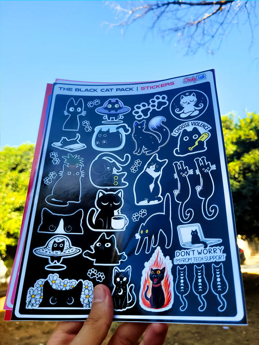 The Black Cat Pack | Stickers