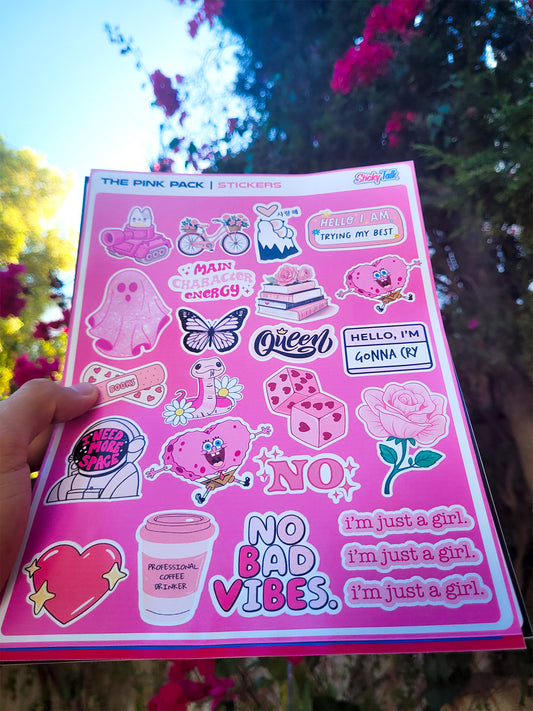 The Pink Pack | Stickers